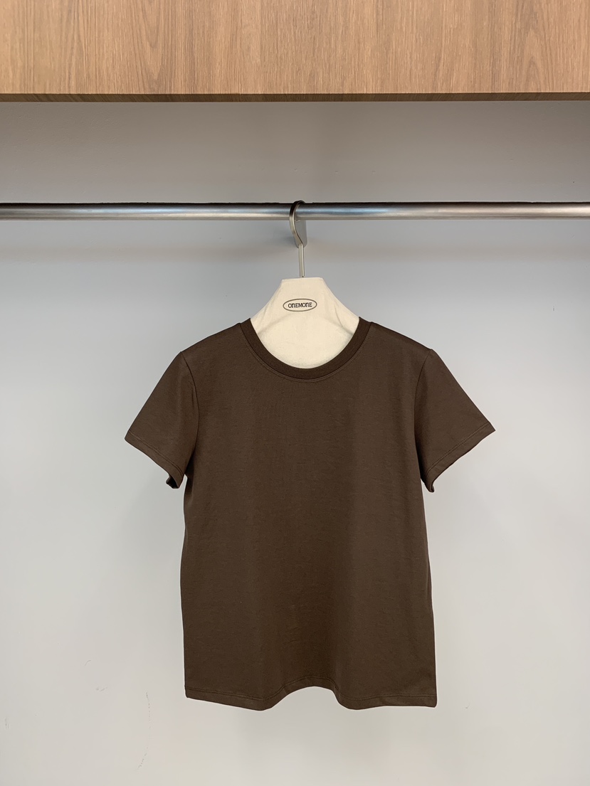 ONE MONE韓國代購女裝新品休閑職業時尚熱賣人氣推薦T恤ONE MONET恤圖色2