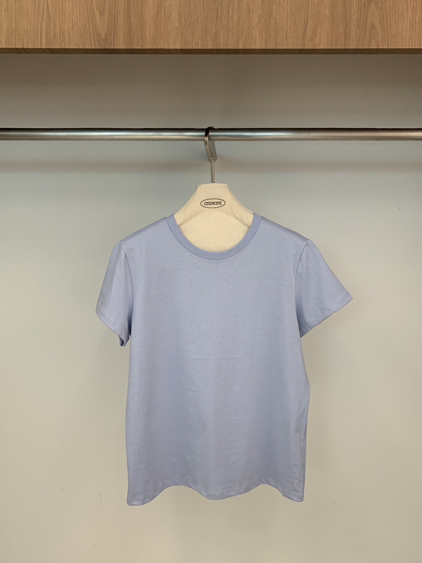ONE MONE韓國代購女裝新品休閑職業時尚熱賣人氣推薦T恤ONE MONET恤圖色4