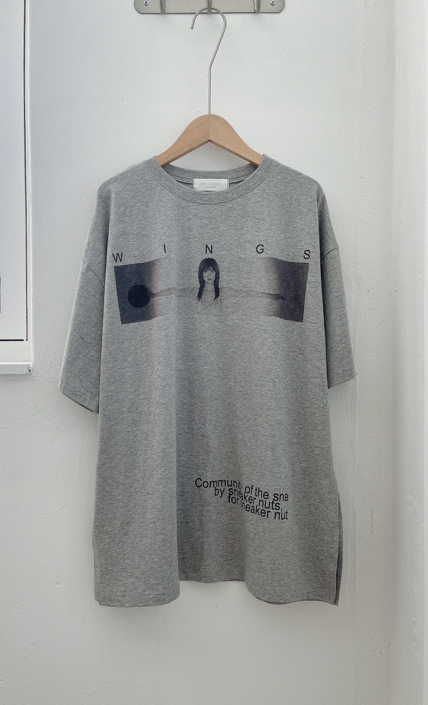 MINIQUEENS韓國直郵女裝新品熱賣職業推薦休閑人氣26春夏T恤MINIQUEENST恤圖色2