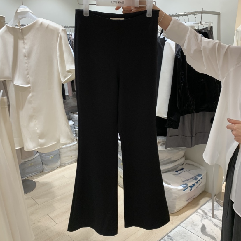 LOVE SOME韓國東大門代購女裝新品熱賣時尚休閑休閑褲喇叭LOVE SOME休閑褲圖色2