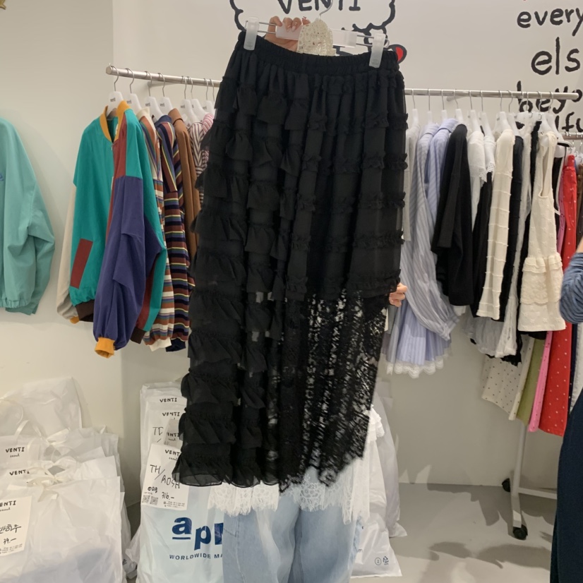 VENTI韓國代購女士新款26春夏熱賣休閑職業時尚半身裙中短裙VENTI半身裙/中短裙圖色2