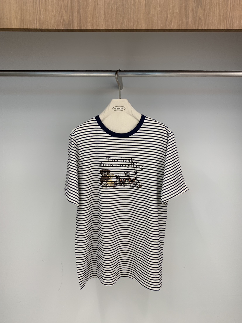 ONE MONE韓國直郵女裝新品熱賣人氣職業時尚26春夏推薦T恤ONE MONET恤圖色3