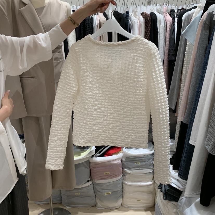 LOVE SOME韓國東大門代購女裝新款時尚休閑襯衫蕾絲衫開衫LOVE SOME襯衫/蕾絲衫