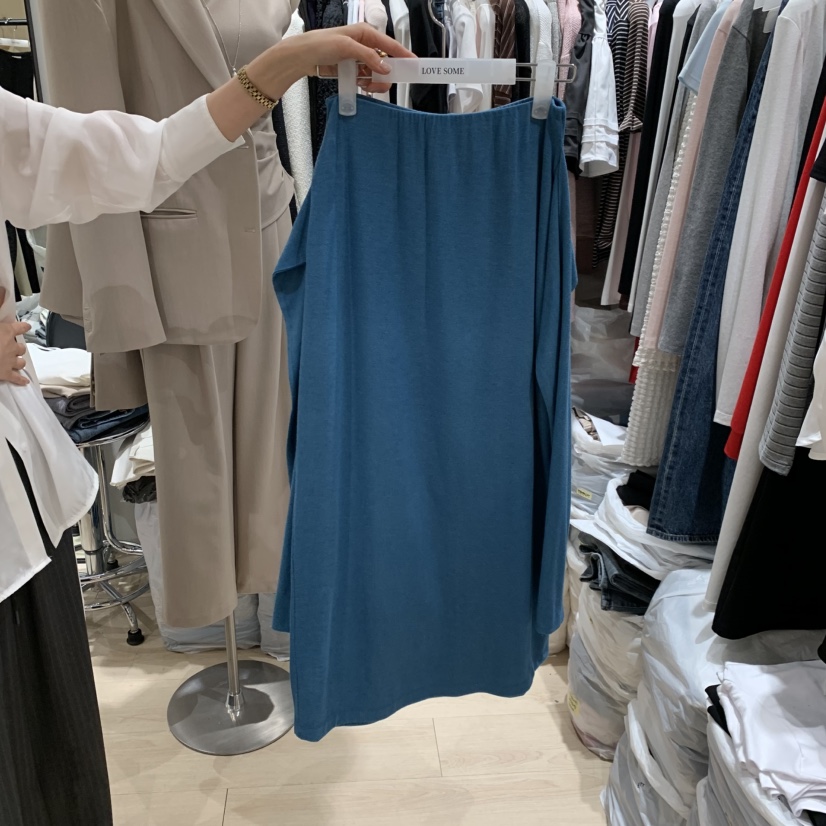 LOVE SOME韓國東大門代購女士新款人氣半身裙中短裙系帶LOVE SOME半身裙/中短裙圖色1