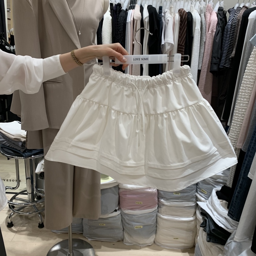 LOVE SOME韓國直郵實拍女裝新款熱賣26春夏推薦休閑短裙LOVE SOME短裙圖色1