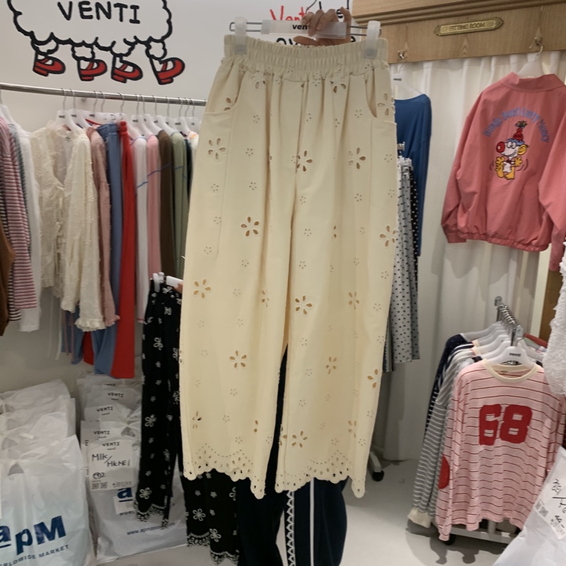 VENTI韓國東大門直郵女士新品職業時尚26春夏熱賣人氣休閑褲VENTI休閑褲圖色1