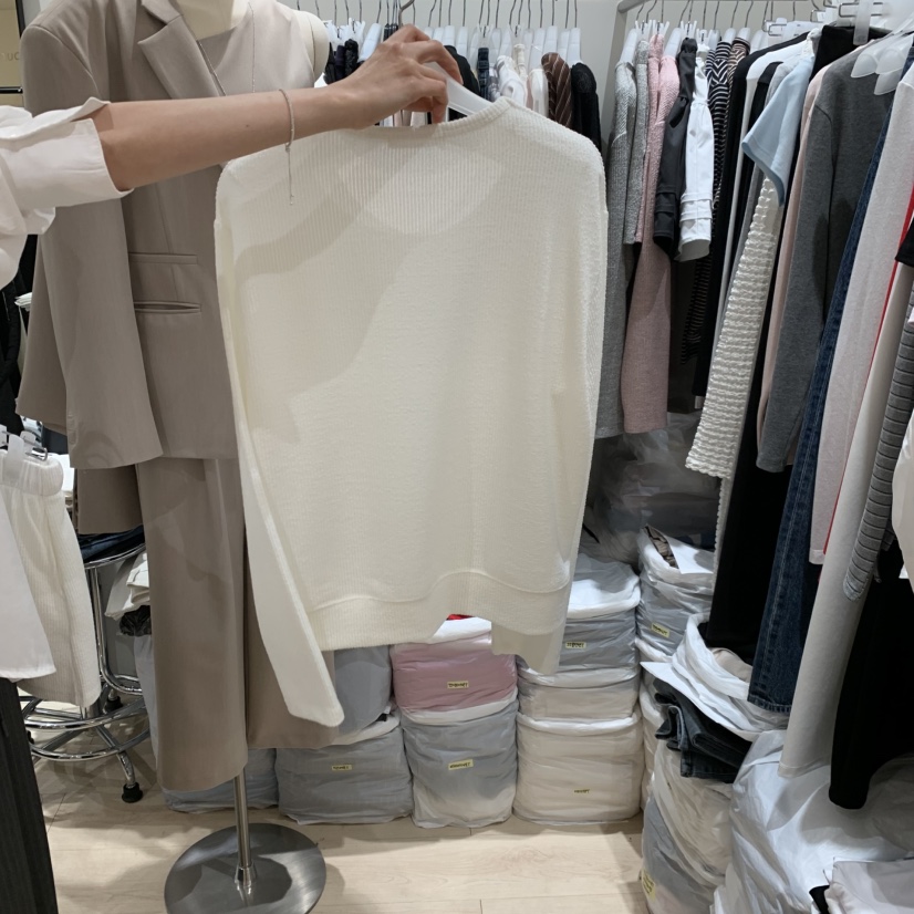 LOVE SOME韓國直郵女士新款人氣時尚職業26春夏針織衫花朵LOVE SOME針織衫