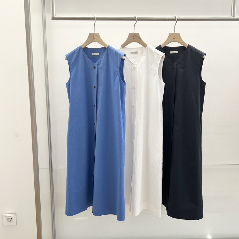 HEHR韓國直郵實拍女士新款推薦熱賣休閑26春夏職業連衣裙hehr-AUTOMNE連衣裙圖色2左二色