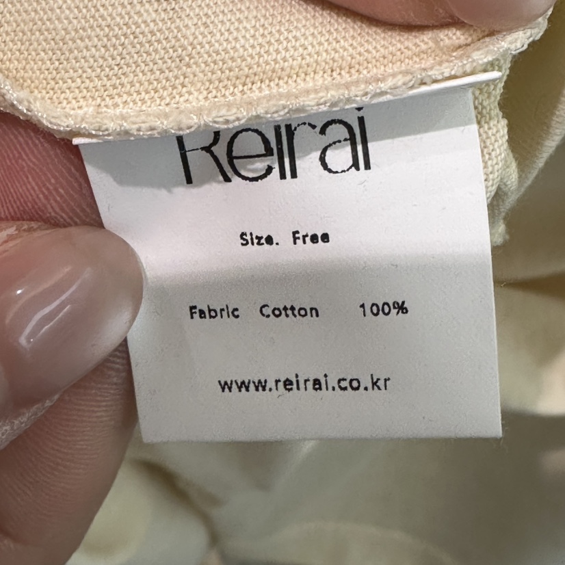 REIRAI韓國直郵女裝新品26春夏人氣職業休閑長袖T恤假兩件Reirai長袖T恤