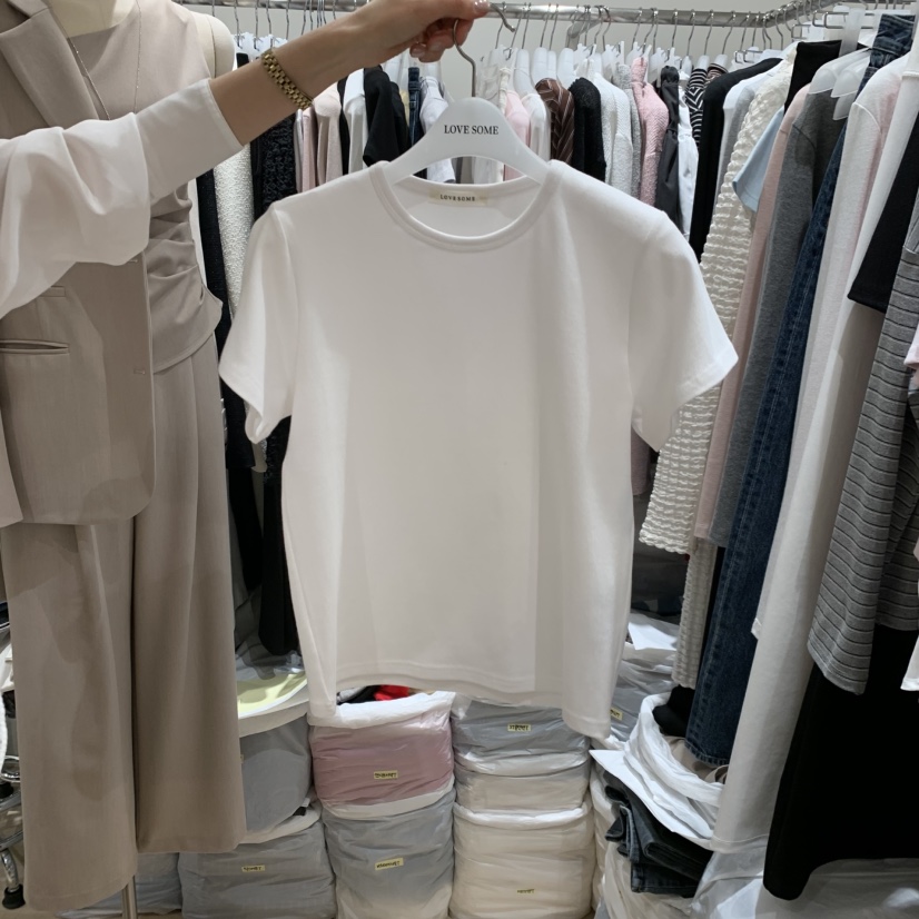 LOVE SOME韓國直郵實拍女士新款熱賣職業人氣推薦26春夏T恤LOVE SOMET恤圖色1