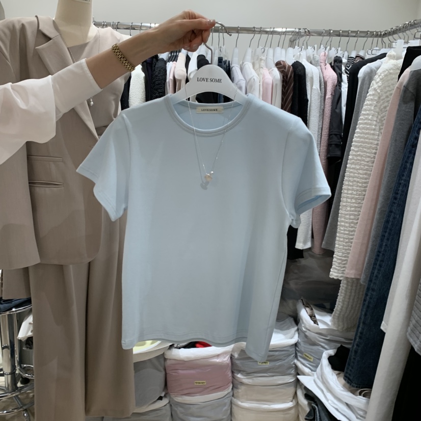LOVE SOME韓國直郵實拍女士新款熱賣職業人氣推薦26春夏T恤LOVE SOMET恤圖色3