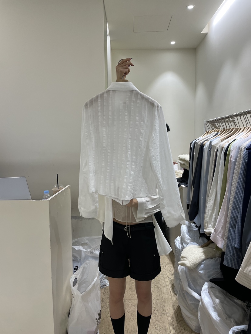 FLOWER-L韓國直郵實拍女裝新款職業人氣時尚推薦襯衫蕾絲衫FLOWER-L襯衫/蕾絲衫