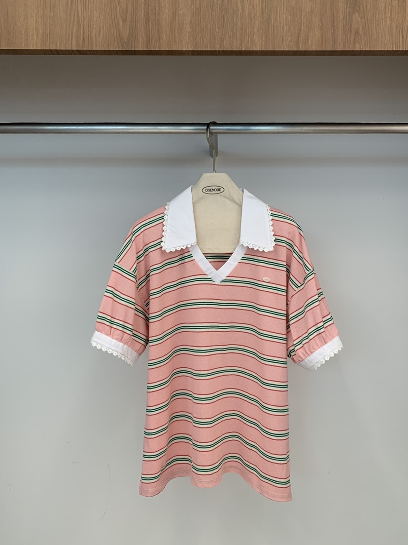 ONE MONE韓國東大門直郵女裝新品推薦時尚26春夏人氣T恤ONE MONET恤圖色1