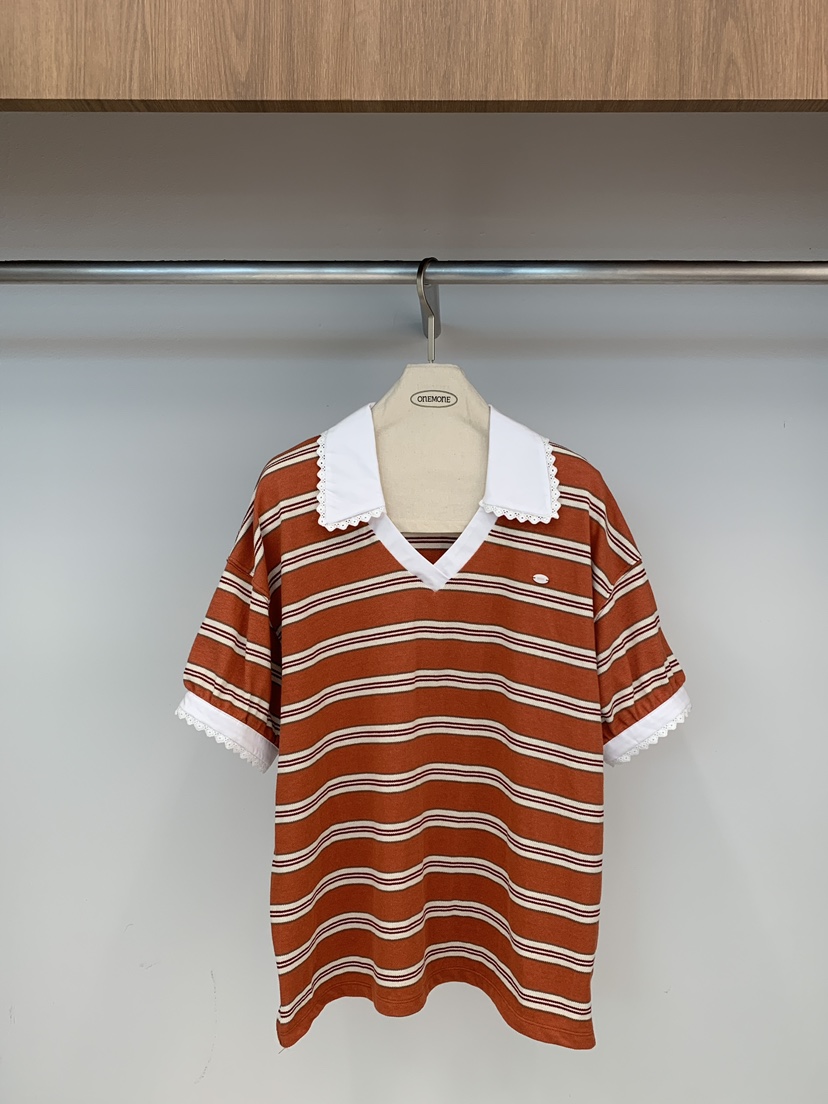 ONE MONE韓國東大門直郵女裝新品推薦時尚26春夏人氣T恤ONE MONET恤圖色3