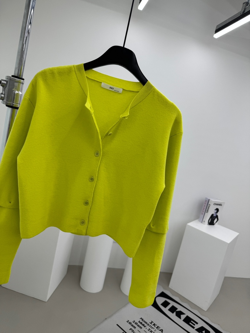 RED-A韓國直郵實拍女裝新品26春夏推薦熱賣時尚針織衫開衫RED-A針織衫圖色1