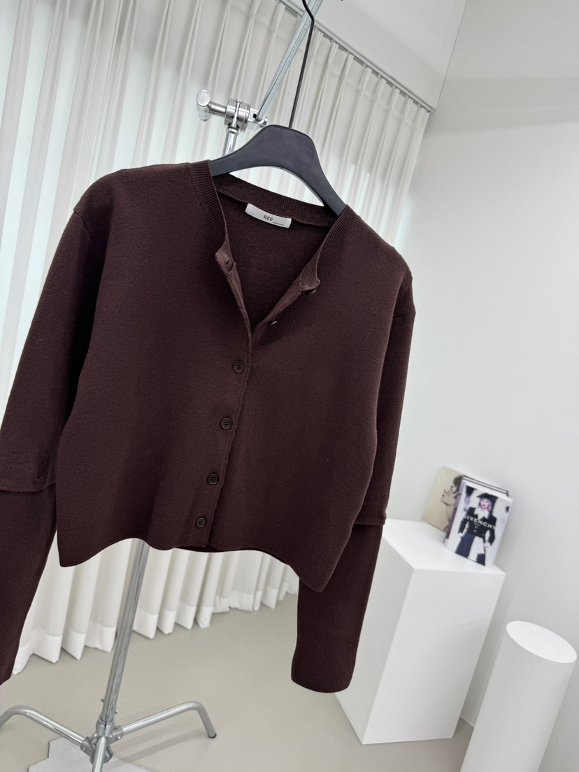 RED-A韓國直郵實拍女裝新品26春夏推薦熱賣時尚針織衫開衫RED-A針織衫圖色2