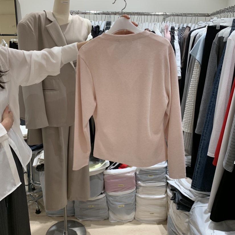 LOVE SOME韓國東大門代購女裝新款人氣熱賣長袖T恤羊毛衫LOVE SOME長袖T恤