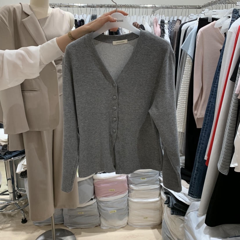 LOVE SOME韓國東大門代購女裝新款人氣熱賣長袖T恤羊毛衫LOVE SOME長袖T恤圖色2