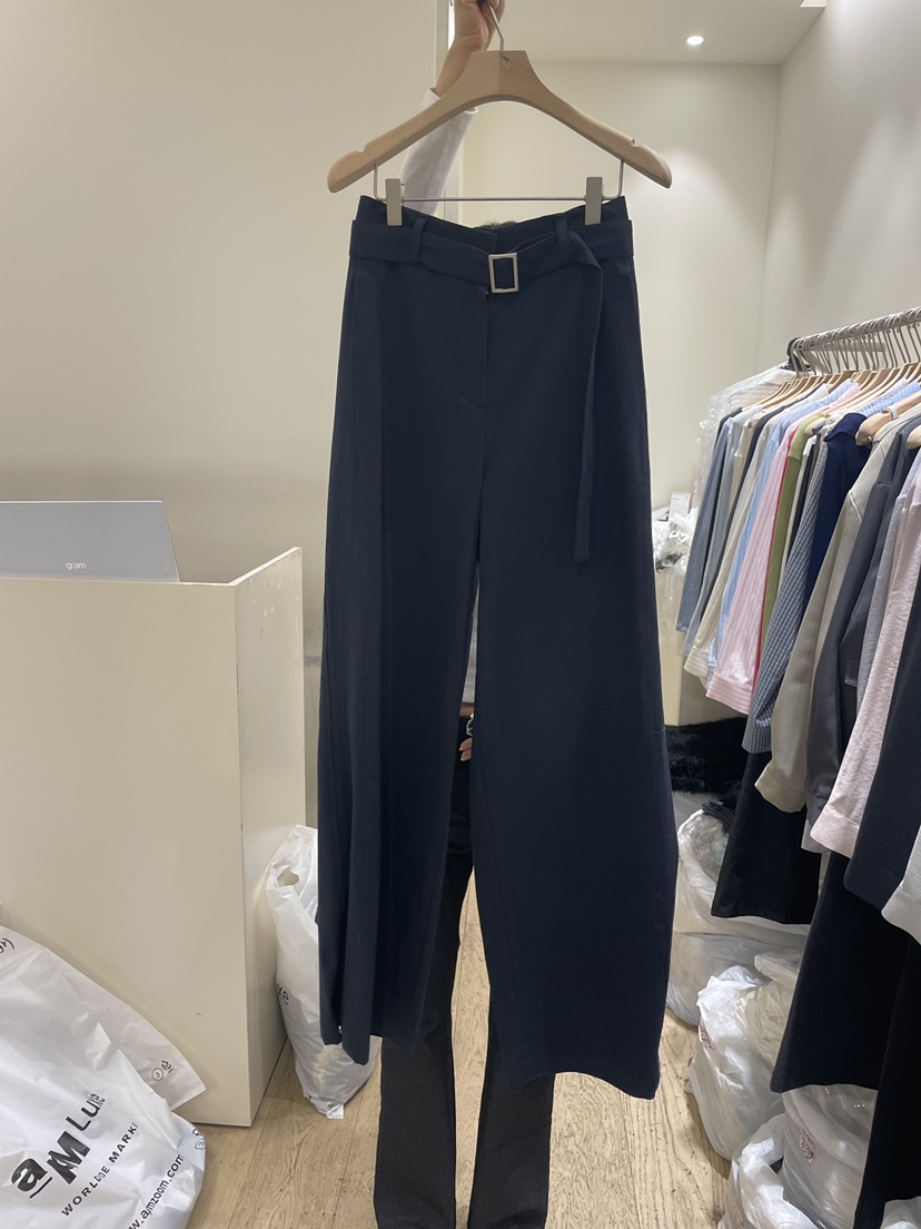 FLOWER-L韓國直郵實拍女裝新款時尚熱賣推薦休閑褲含腰帶FLOWER-L休閑褲圖色3