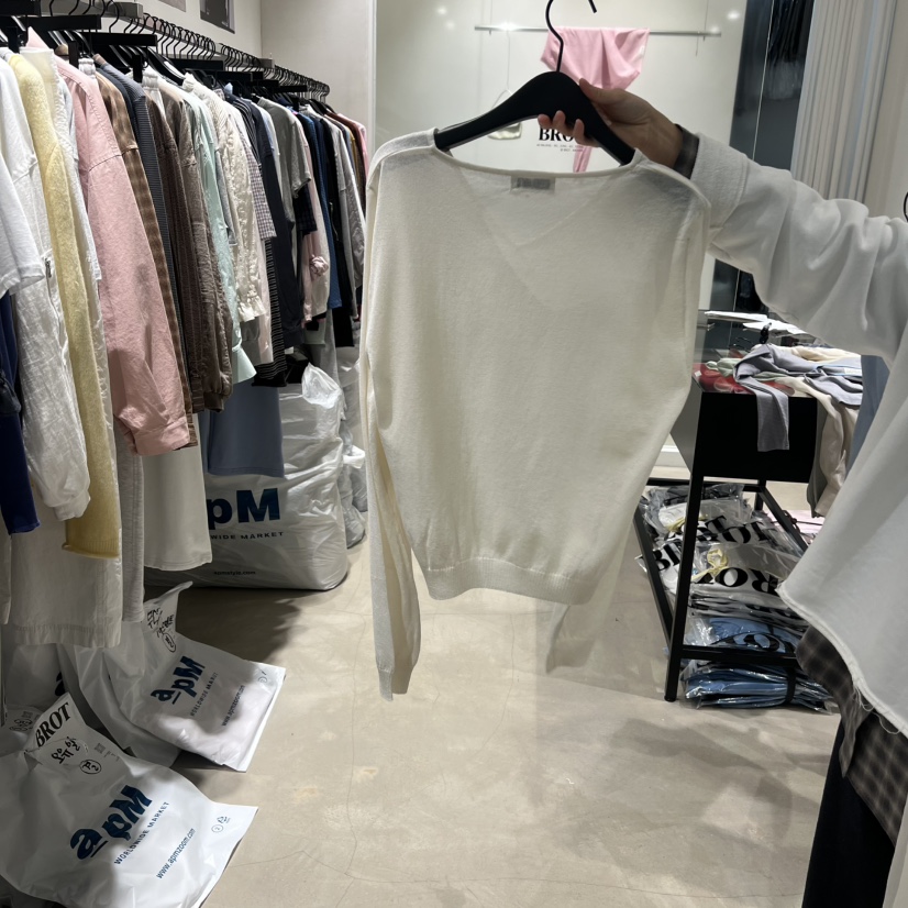 BROT韓國直郵女士新品人氣熱賣職業時尚休閑推薦26春夏針織衫BROT針織衫