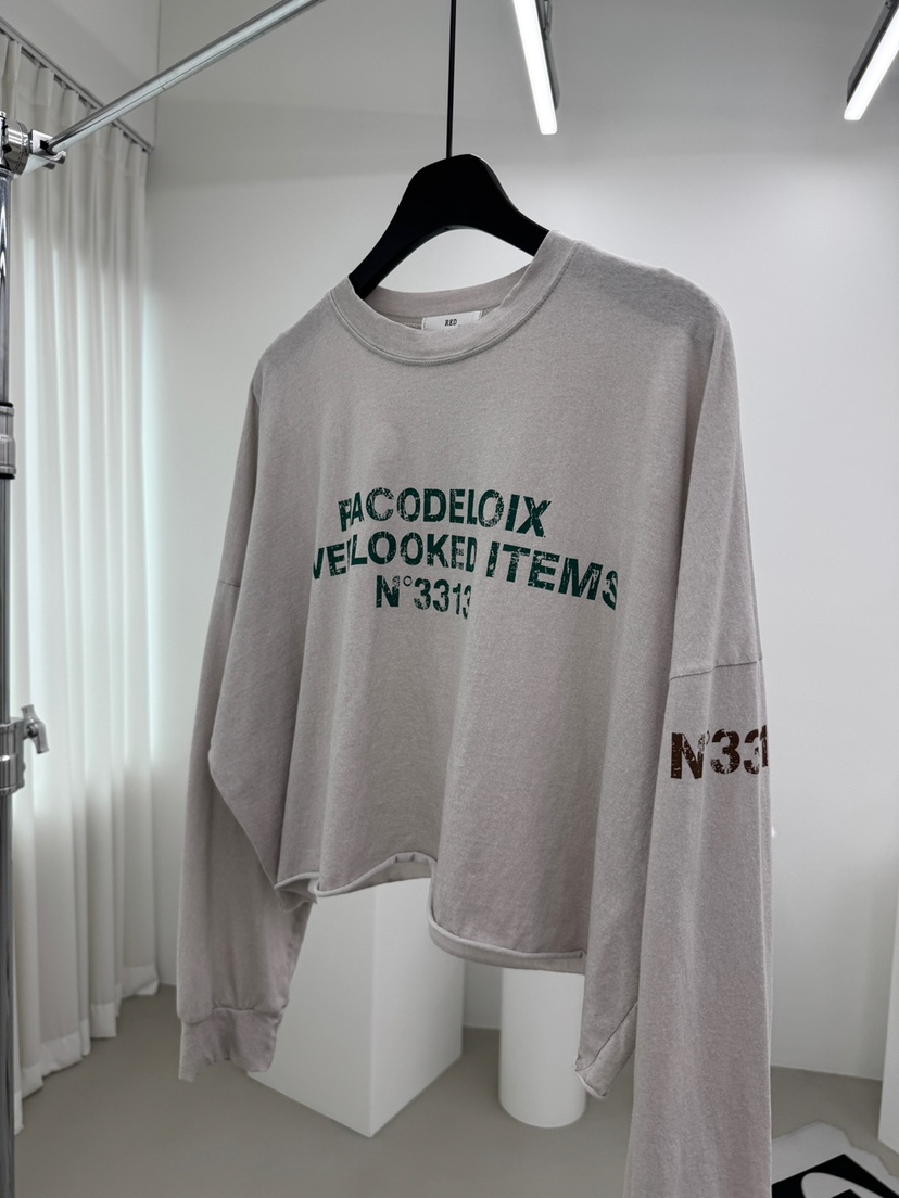 RED-A韓國代購女士新款熱賣26春夏推薦職業時尚人氣長袖T恤RED-A長袖T恤圖色1