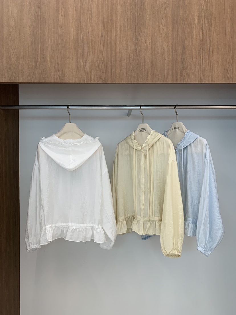 ONE MONE韓國代購女士新品26春夏推薦休閑時尚襯衫蕾絲衫ONE MONE襯衫/蕾絲衫