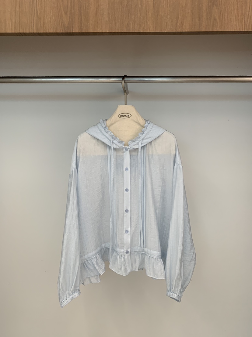 ONE MONE韓國代購女士新品26春夏推薦休閑時尚襯衫蕾絲衫ONE MONE襯衫/蕾絲衫圖色3