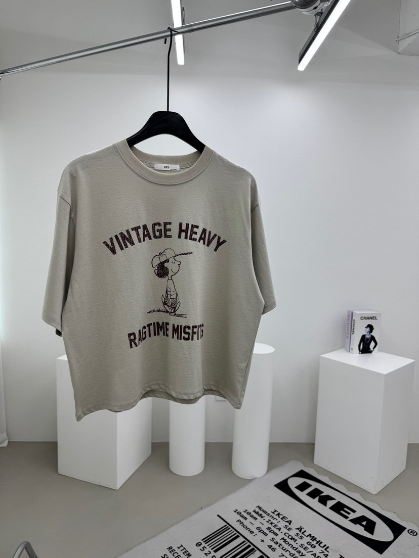 RED-A韓國東大門代購女士新品時尚休閑熱賣推薦人氣26春夏T恤RED-AT恤圖色1