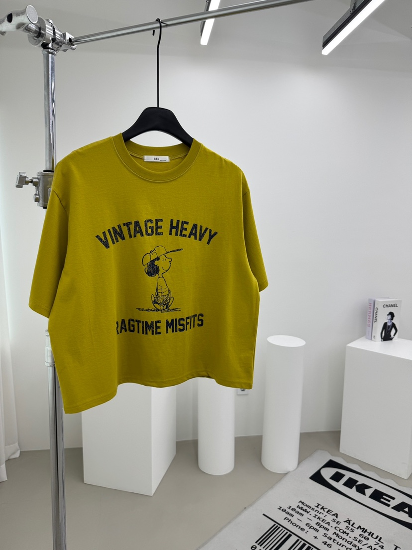 RED-A韓國東大門代購女士新品時尚休閑熱賣推薦人氣26春夏T恤RED-AT恤圖色2