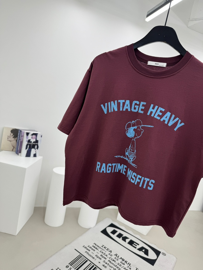 RED-A韓國東大門代購女士新品時尚休閑熱賣推薦人氣26春夏T恤RED-AT恤圖色3