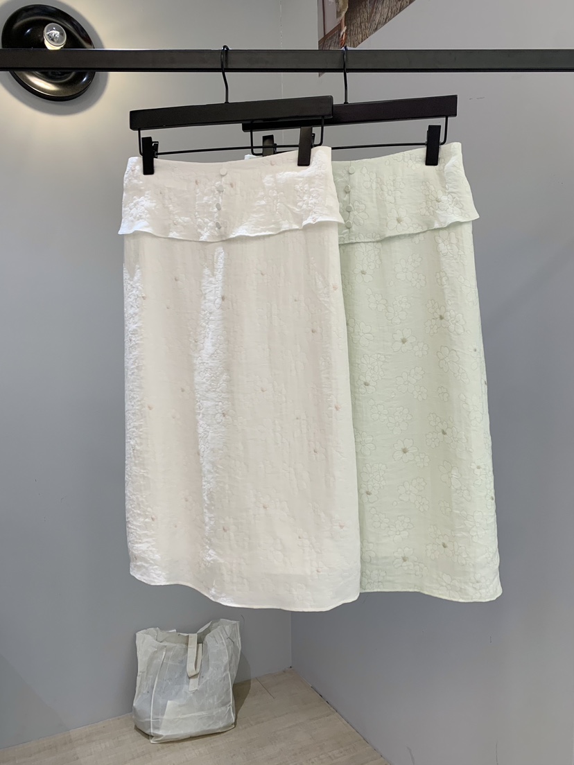 SOFTNESS韓國直郵實拍女士新款人氣26春夏休閑熱賣長裙紐扣Softness/Cosmic長裙