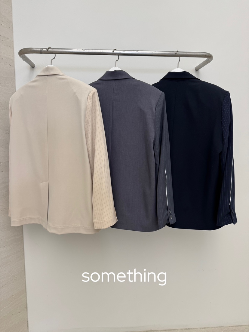 SOMETHING-L/FANCY韓國直郵實拍女裝新款人氣職業26春夏夾克SOMETHING-L/FANCY夾克