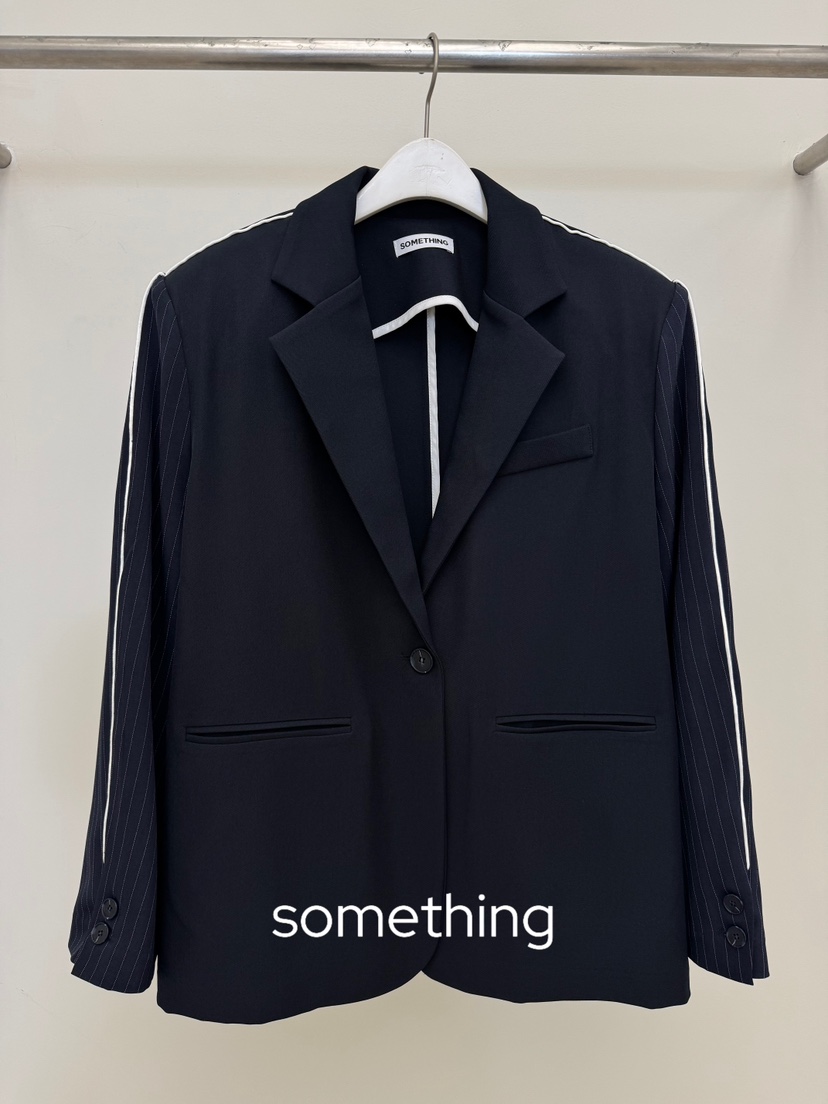 SOMETHING-L/FANCY韓國直郵實拍女裝新款人氣職業26春夏夾克SOMETHING-L/FANCY夾克圖色2