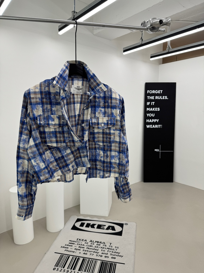 RED-A韓國代購女士新款時尚推薦26春夏熱賣人氣襯衫蕾絲衫RED-A襯衫/蕾絲衫圖色1