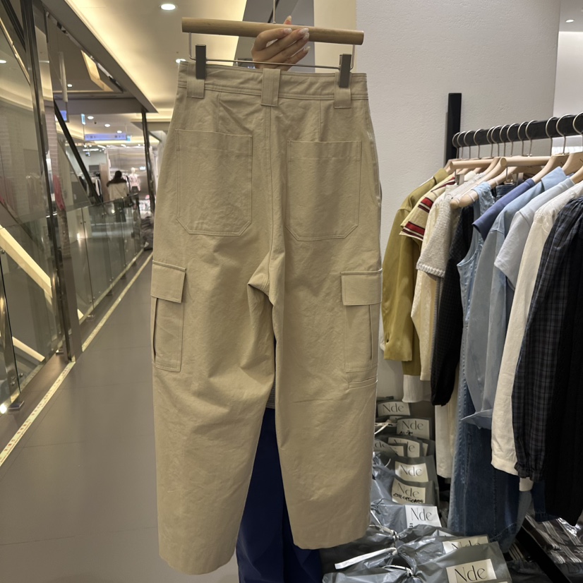 NDE韓國東大門直郵女士新款熱賣26春夏休閑推薦休閑褲工裝褲BOHEME_NDE休閑褲