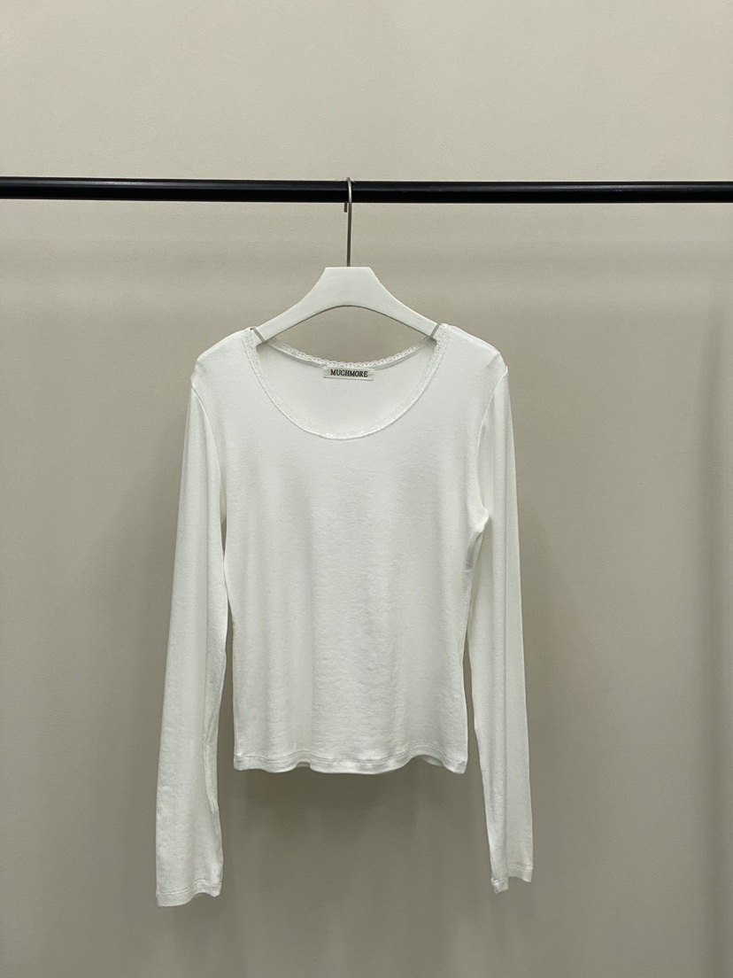 MUCH MORE/JACKPOT韓國直郵實拍女裝新款職業26春夏長袖T恤MUCH MORE/JACKPOT長袖T恤圖色1