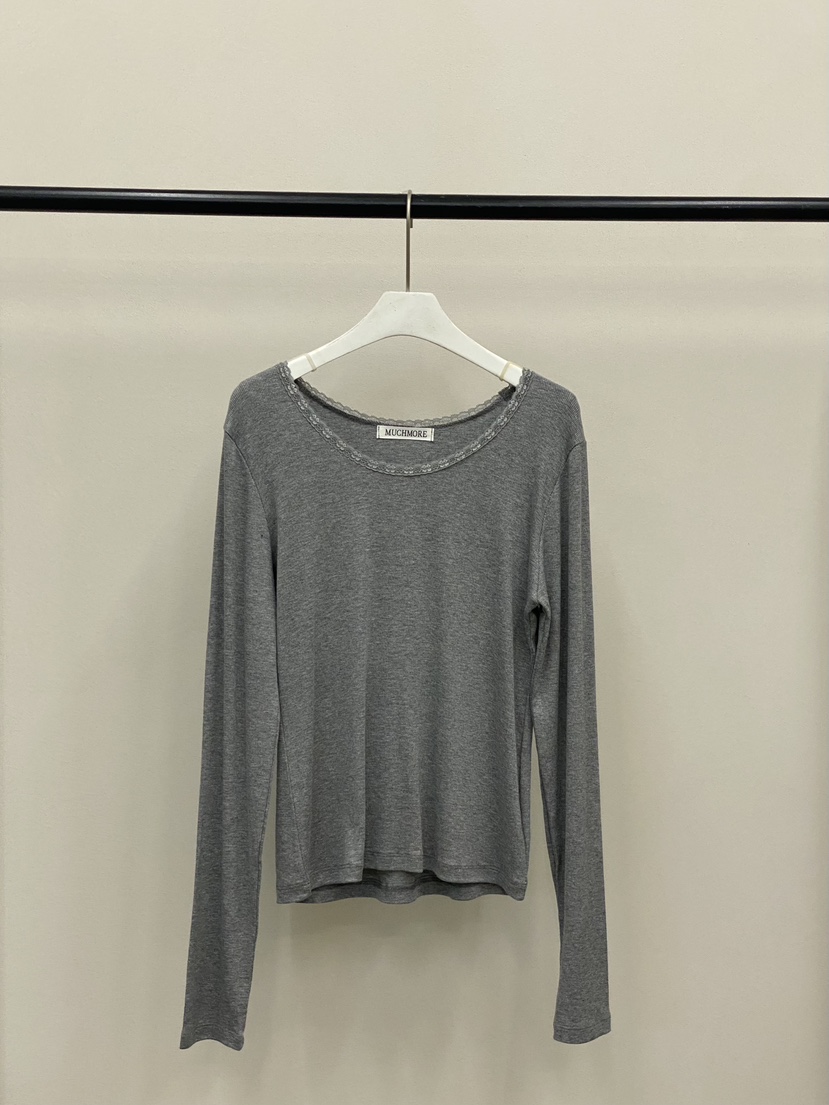 MUCH MORE/JACKPOT韓國直郵實拍女裝新款職業26春夏長袖T恤MUCH MORE/JACKPOT長袖T恤圖色2