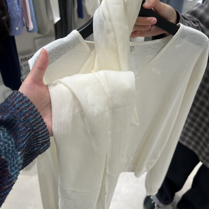 BROT韓國東大門直郵女裝新品推薦26春夏休閑圍巾披肩圍巾BROT圍巾/披肩圖色3