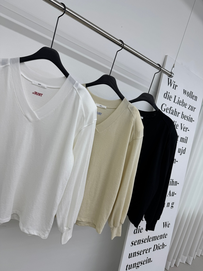 RED-A韓國代購女士新品熱賣職業時尚人氣26春夏休閑長袖T恤RED-A長袖T恤