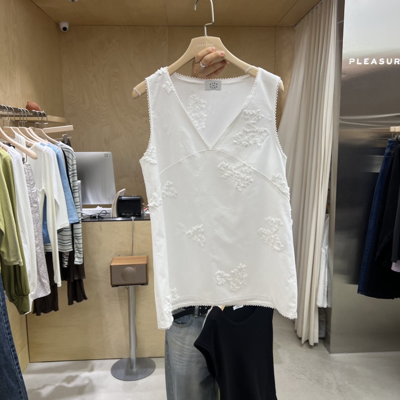 PLEASURE韓國代購女士新款時尚推薦熱賣人氣職業吊帶背心PLEASURE吊帶/背心圖色1