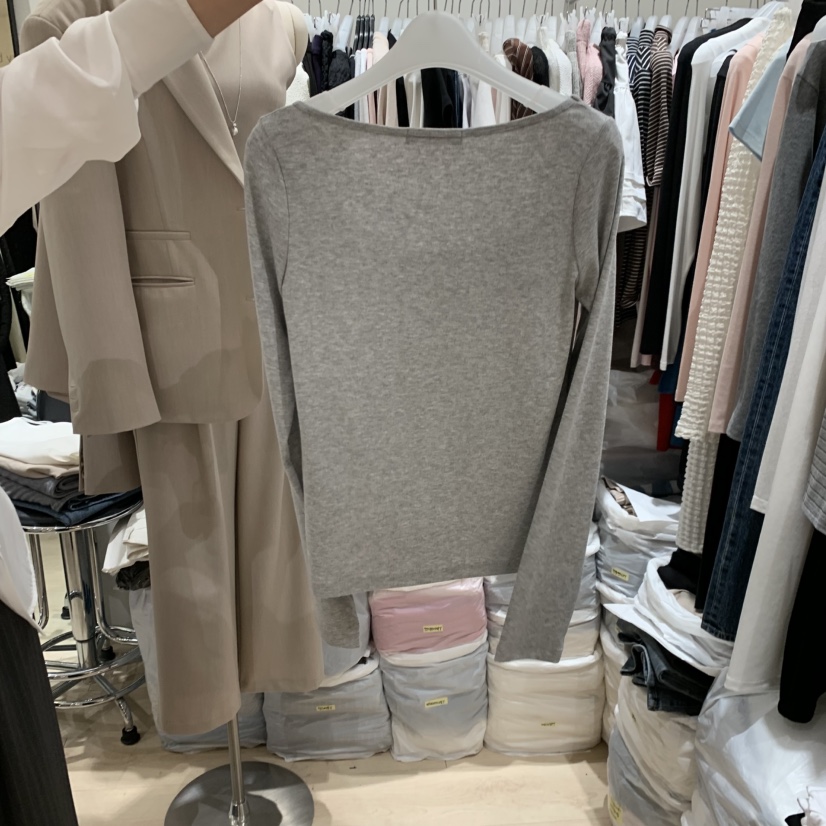 LOVE SOME韓國東大門代購女裝新品推薦職業人氣時尚長袖T恤LOVE SOME長袖T恤