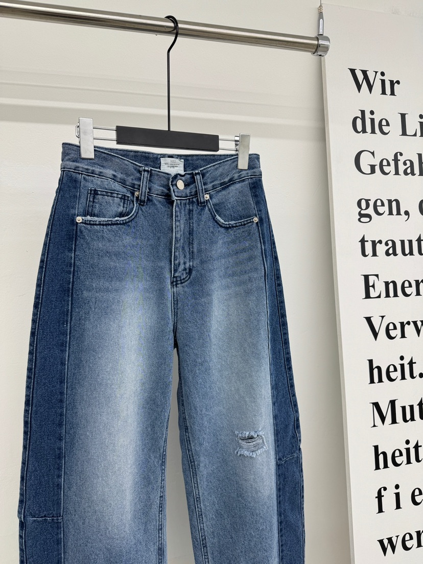 RED-A韓國東大門代購女裝新款推薦時尚職業休閑26春夏牛仔褲RED-A牛仔褲