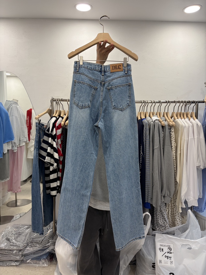 DELICATE韓國東大門代購女裝新款職業26春夏人氣時尚牛仔褲DELICATE牛仔褲