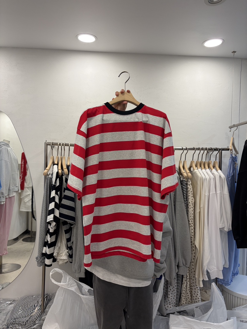 DELICATE韓國直郵女士新款職業休閑人氣推薦26春夏熱賣T恤DELICATET恤圖色1