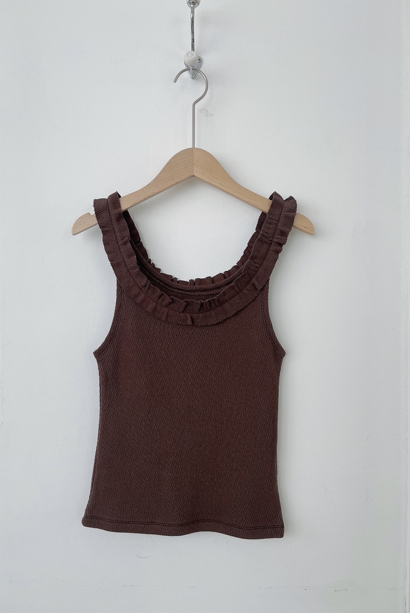 MINIQUEENS韓國東大門代購女裝新品熱賣時尚26春夏吊帶背心MINIQUEENS吊帶/背心圖色2