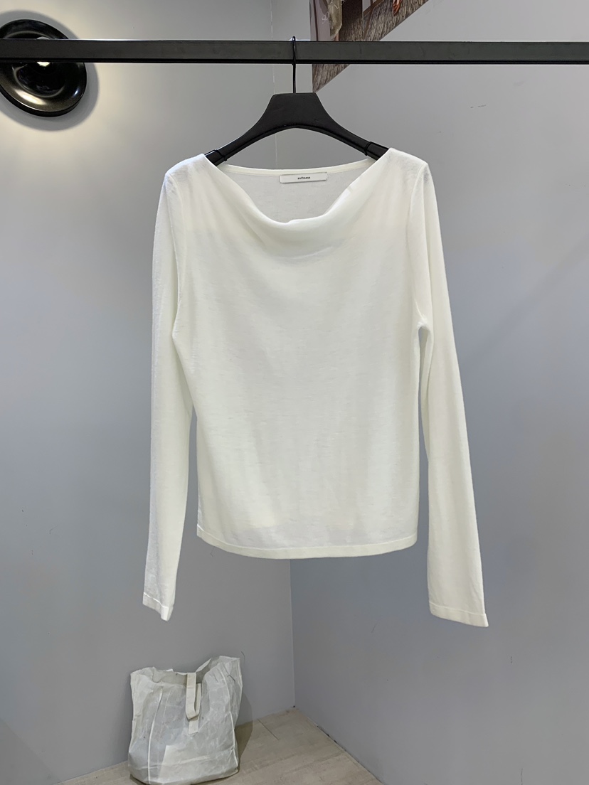 SOFTNESS韓國代購女裝新品26春夏休閑時尚推薦針織衫褶皺Softness/Cosmic針織衫圖色1