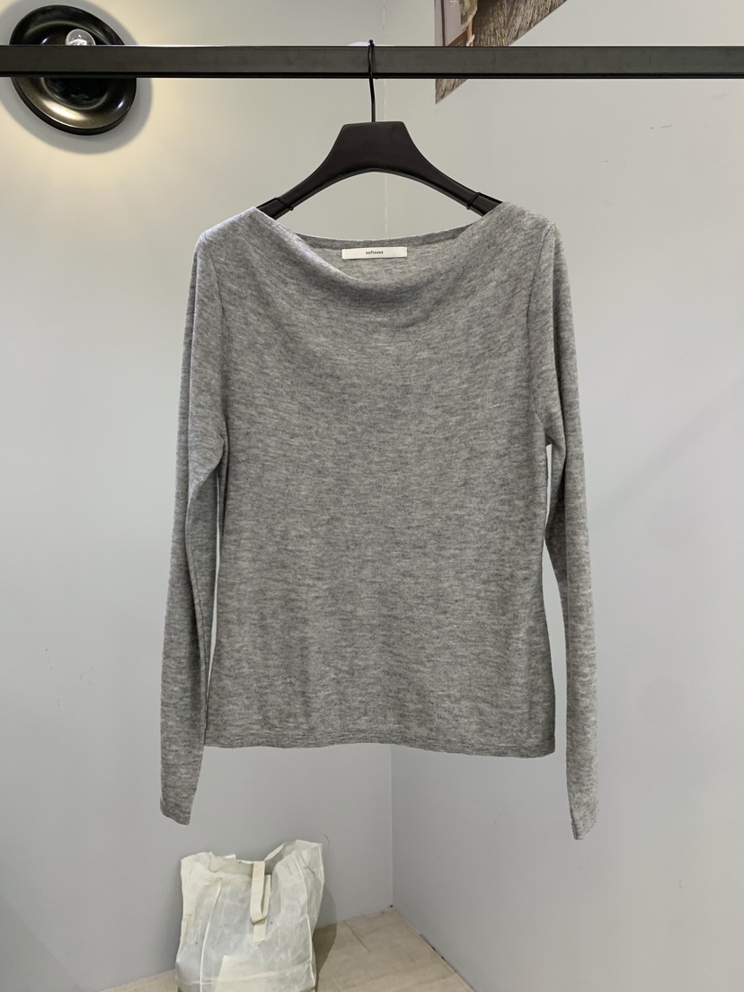 SOFTNESS韓國代購女裝新品26春夏休閑時尚推薦針織衫褶皺Softness/Cosmic針織衫圖色2