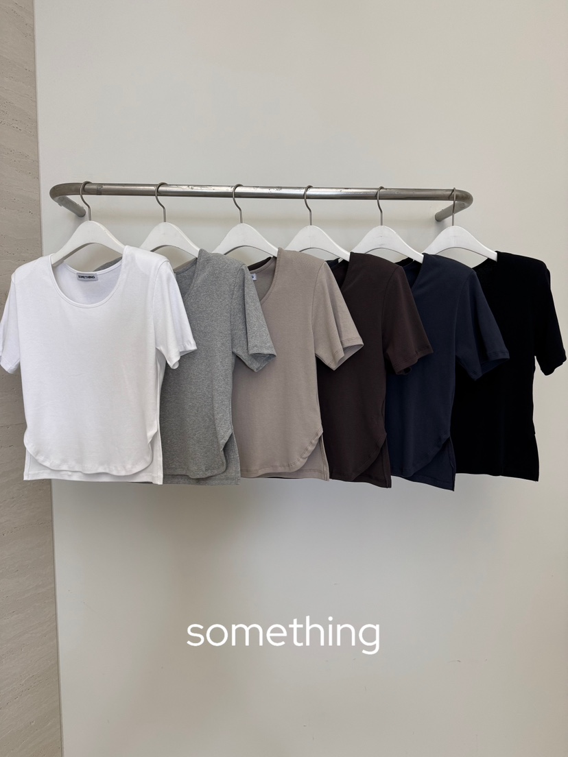 SOMETHING-L/FANCY韓國東大門直郵女士新品人氣休閑T恤SOMETHING-L/FANCYT恤