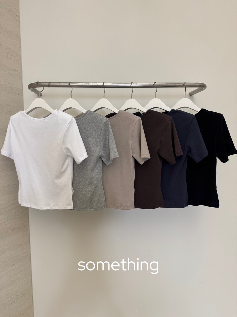 SOMETHING-L/FANCY韓國東大門直郵女士新品人氣休閑T恤SOMETHING-L/FANCYT恤