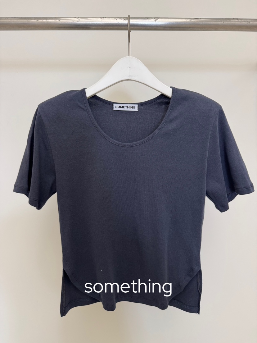 SOMETHING-L/FANCY韓國東大門直郵女士新品人氣休閑T恤SOMETHING-L/FANCYT恤圖色5